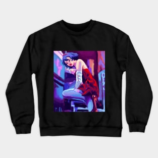 Perfect Blue 90s Anime Poster Fanart Crewneck Sweatshirt